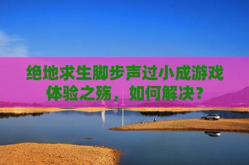 绝地求生脚步声过小成游戏体验之殇，如何解决？