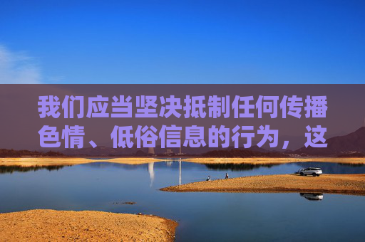 我们应当坚决抵制任何传播色情、低俗信息的行为，这类内容不仅违反法律法规，更会对个人和社会造成严重的负面影响。网络空间不是法外之地，维护清朗的网络环境是每个公民的责任和义务