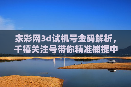 家彩网3d试机号金码解析，千禧关注号带你精准捕捉中奖契机