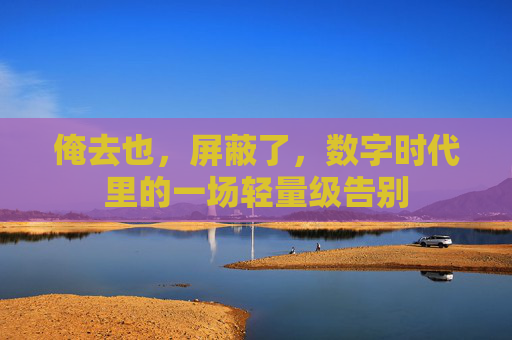 俺去也，屏蔽了，数字时代里的一场轻量级告别