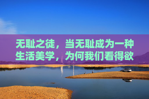 无耻之徒,当无耻成为一种生活美学,为何我们看得欲罢不能? 无耻之徒,当无耻成为一种生活美学,为何我们看得欲罢不能?