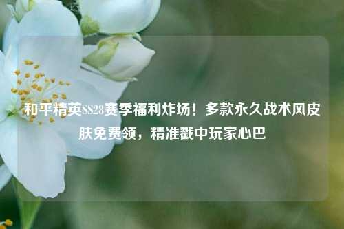 和平精英SS28赛季福利炸场！多款永久战术风皮肤免费领，精准戳中玩家心巴
