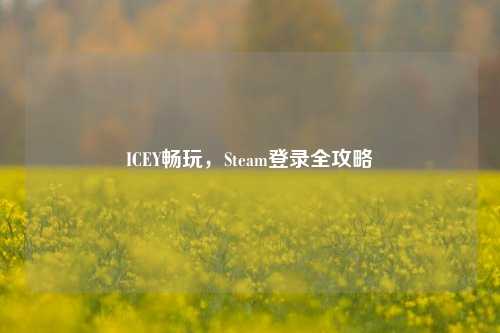 ICEY畅玩，Steam登录全攻略