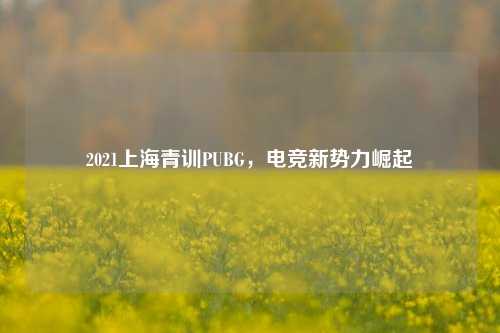 2021上海青训PUBG,电竞新势力崛起