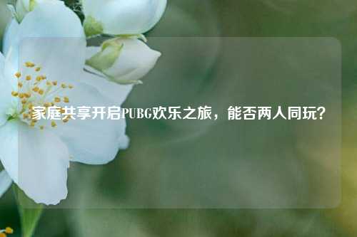 家庭共享开启PUBG欢乐之旅,能否两人同玩?
