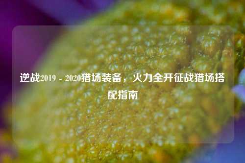 逆战2019 - 2020猎场装备，火力全开征战猎场搭配指南