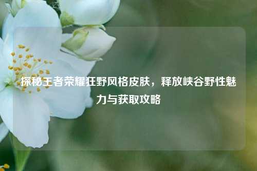 探秘王者荣耀狂野风格皮肤，释放峡谷野性魅力与获取攻略