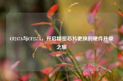 CF247A与CF257A,开启精密芯片更换的硬件升级之旅