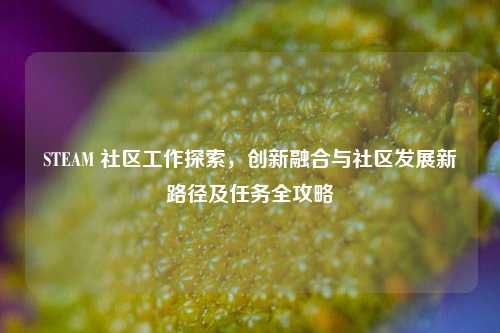 STEAM 社区工作探索,创新融合与社区发展新路径及任务全攻略