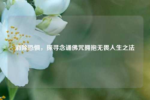 消除恐惧,探寻念诵佛咒拥抱无畏人生之法