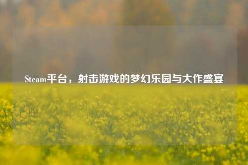 Steam平台，射击游戏的梦幻乐园与大作盛宴