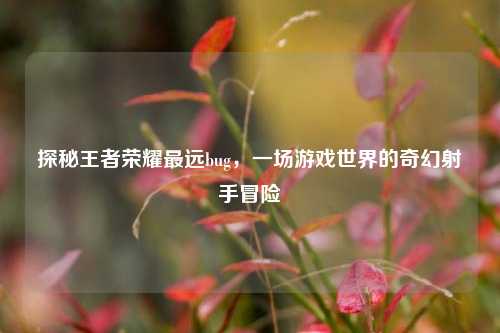 探秘王者荣耀最远bug,一场游戏世界的奇幻射手冒险