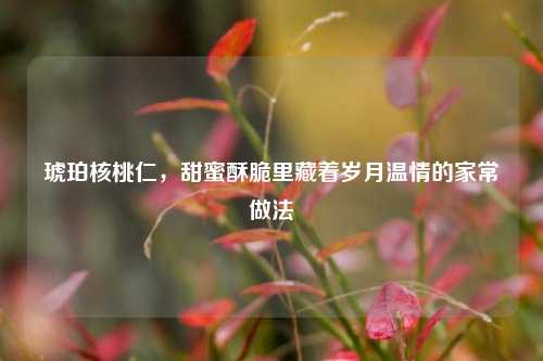 琥珀核桃仁，甜蜜酥脆里藏着岁月温情的家常做法