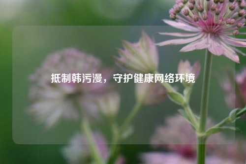 ***韩污漫，守护健康 *** 环境