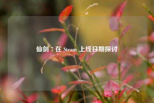 仙剑 7 在 Steam 上线日期探讨
